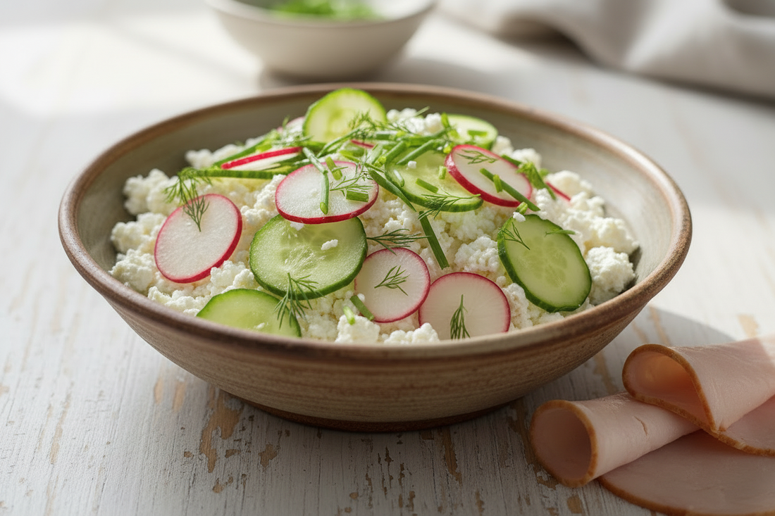 High-Protein GLP-1 Breakfast: Cottage Cheese Salad