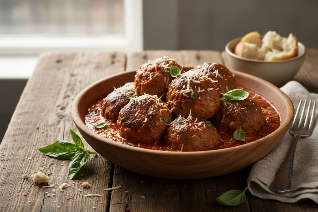 High-Protein GLP-1 Dinner: Beef Meatballs