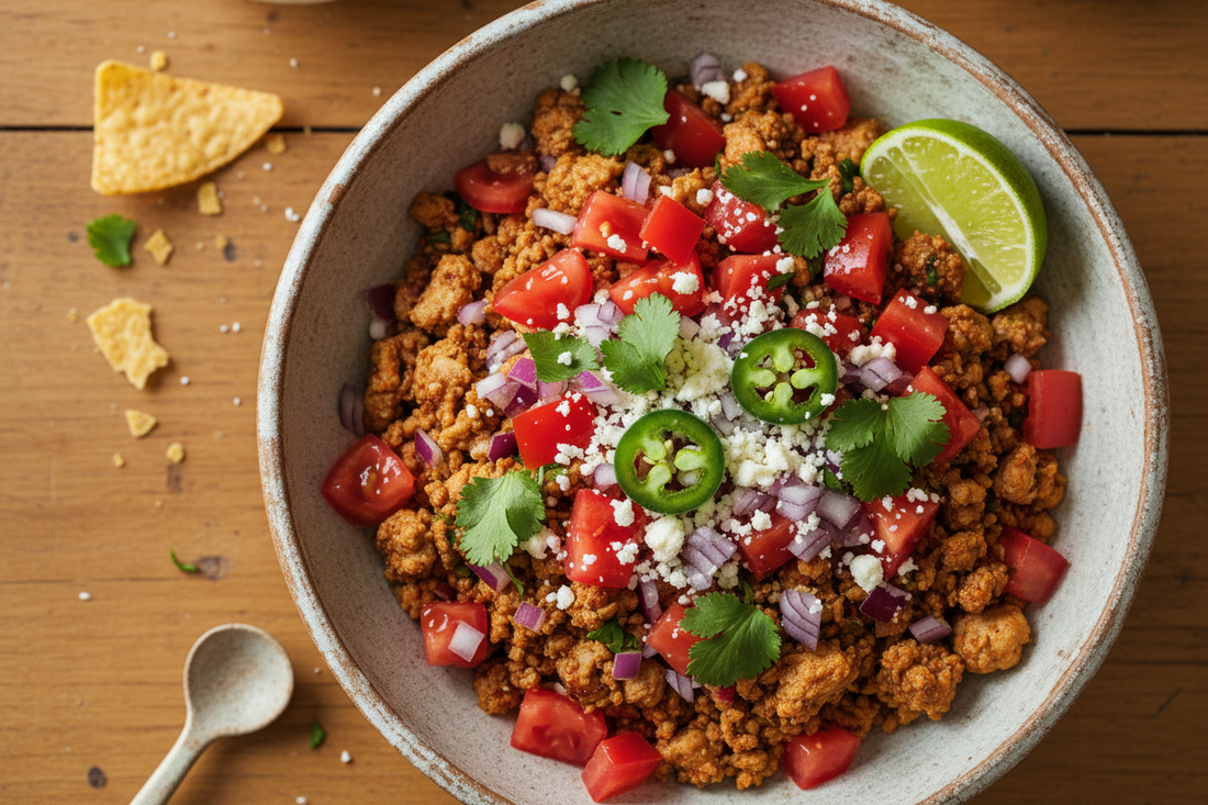 High-Protein GLP-1 Dinner:Mexican Turkey Bowl