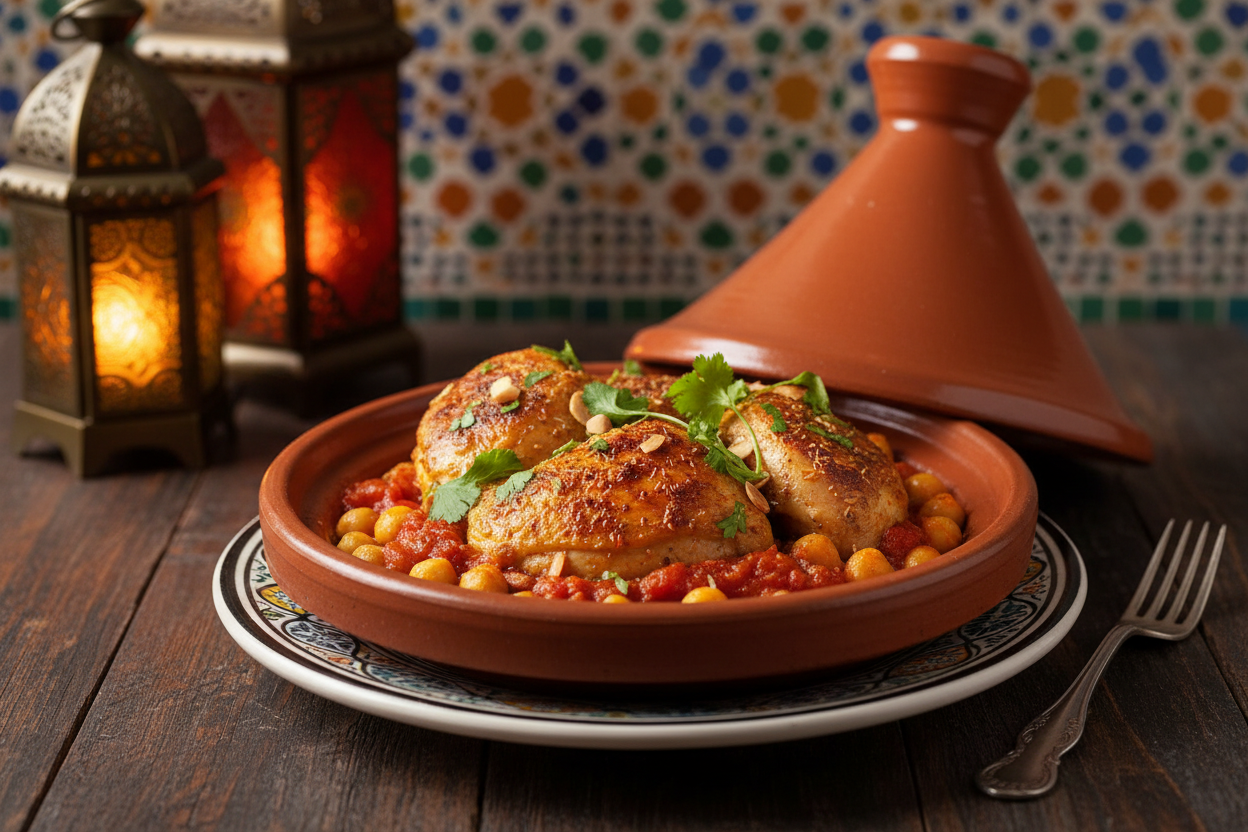High-Protein GLP-1 Dinner: Moroccan Chicken