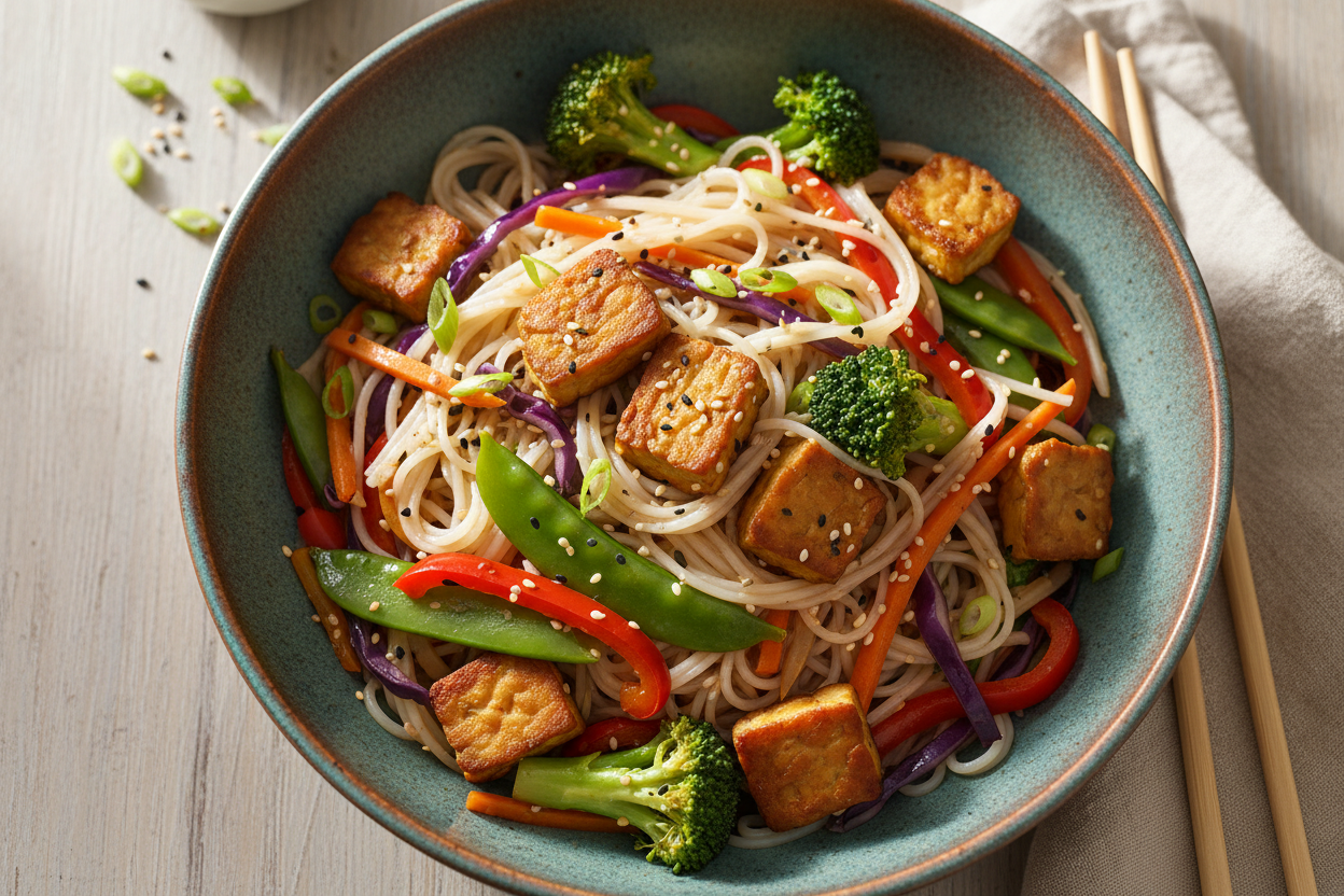 High-Protein GLP-1 Dinner: Tempeh Stir Fry