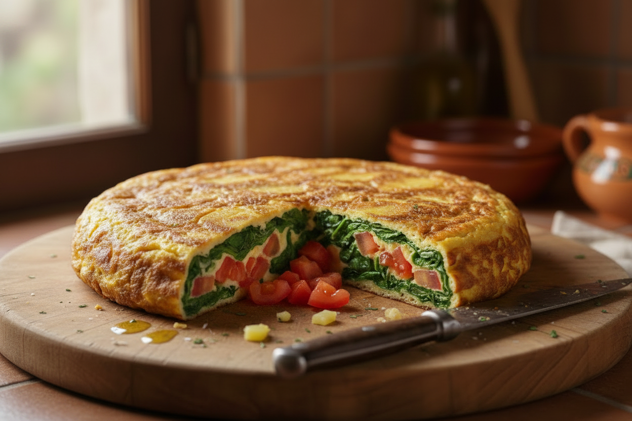 High-Protein GLP-1 Breakfast: Mediterranean Omelette