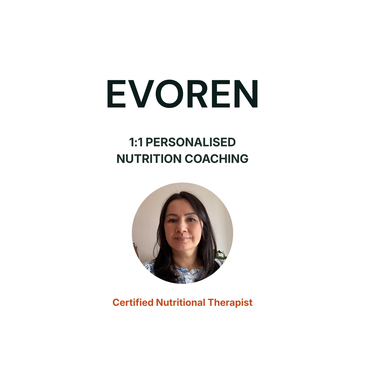 1:1 Personalised Nutrition Coaching